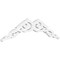 Ekena Millwork Pitch Rotherham Architectural Grade PVC Gable Pediment, 36"W x 10 1/2"H x 1"P (7/12) GPP036X011X100ROT - alternate 1
